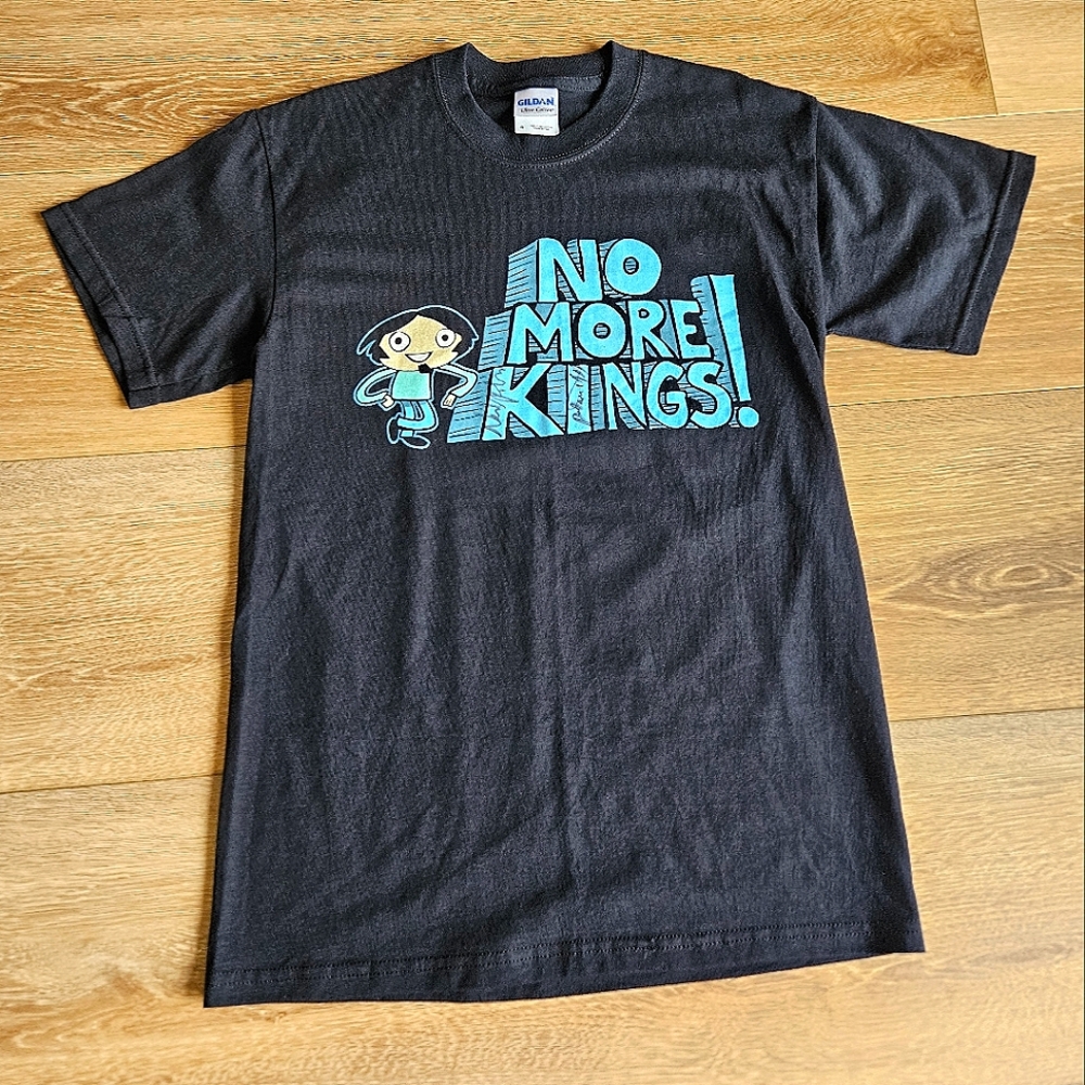 NO MORE KINGS! Autographed Band Black Graphic Short Sleeve Tee Shirt